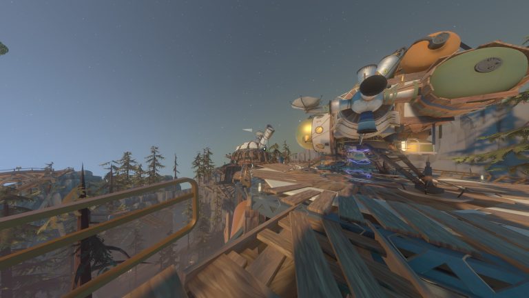 Výhled na planetě Timber Heart